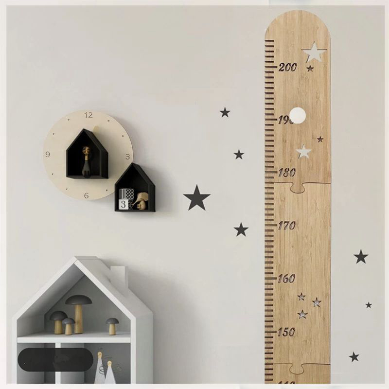 Growth Chart Ruler - 북유럽 나무 어린이 키 성장 차트