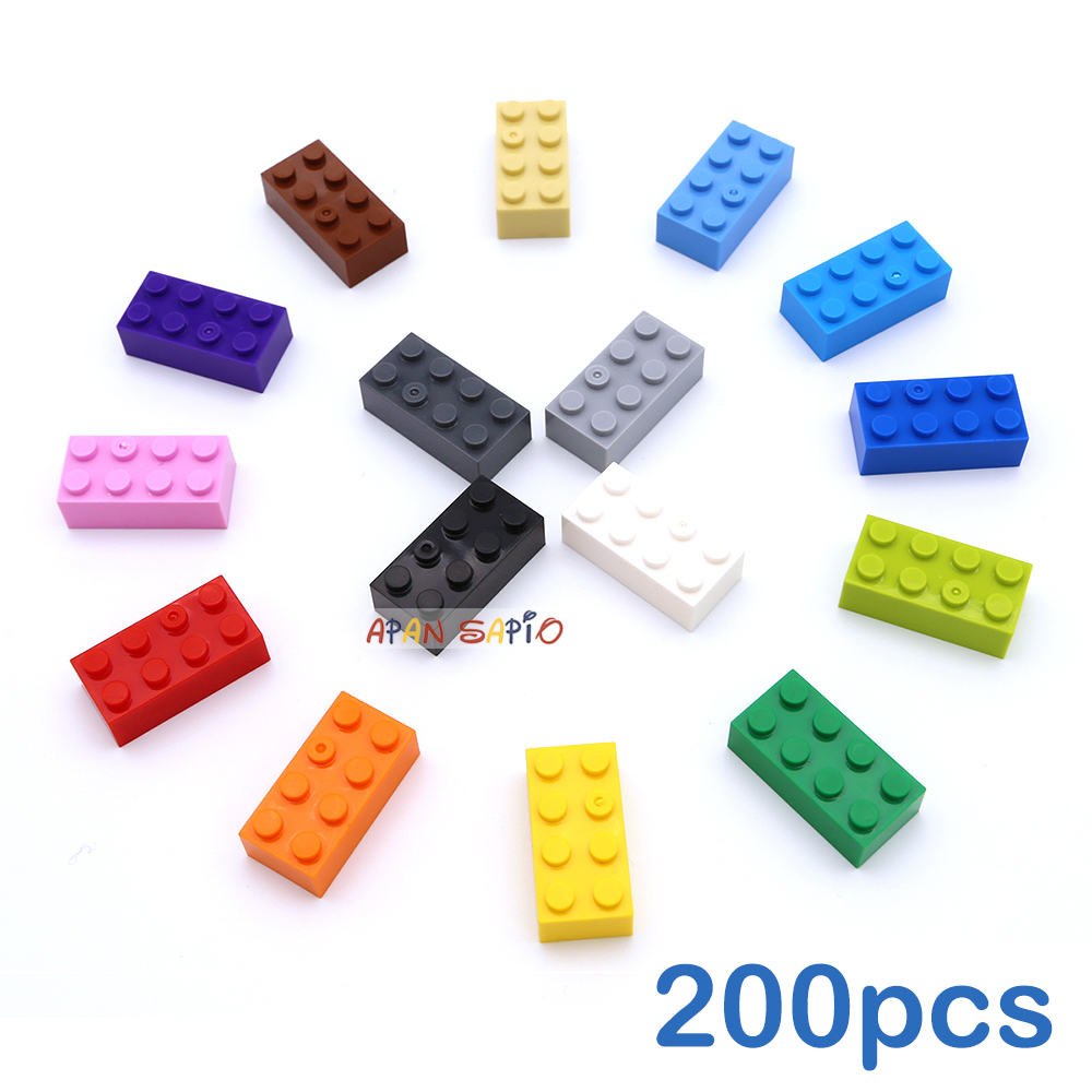 Lego Set City - 200pcs 2x4 도트 DIY 빌딩 블록
