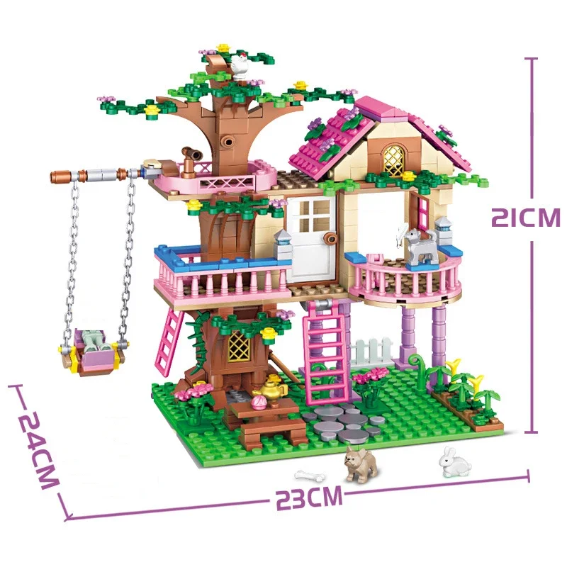 프렌즈 시티 트리 하우스 여름 휴가 빌라 캐슬 빌딩 블 - Lego Set City 리뷰 및 가격