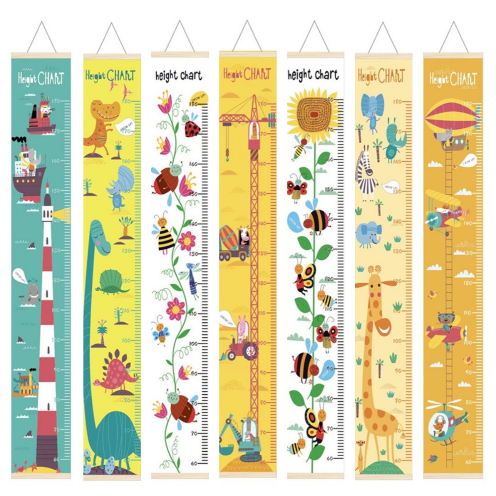 벽걸이 어린이 키 측정자 프레임 포함 롤업 키 측정 차 - Growth Chart Ruler 리뷰 및 가격