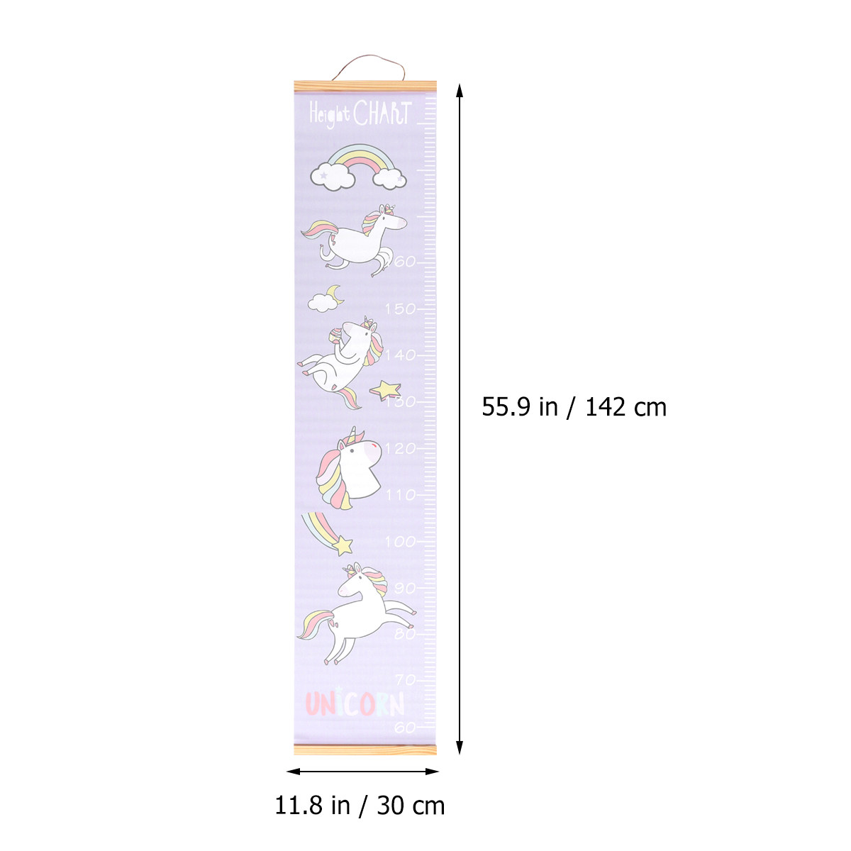 1개 노르딕 스타일 높이 측정자 보라색 벽걸이형 측정기 - Growth Chart Ruler 리뷰 및 가격