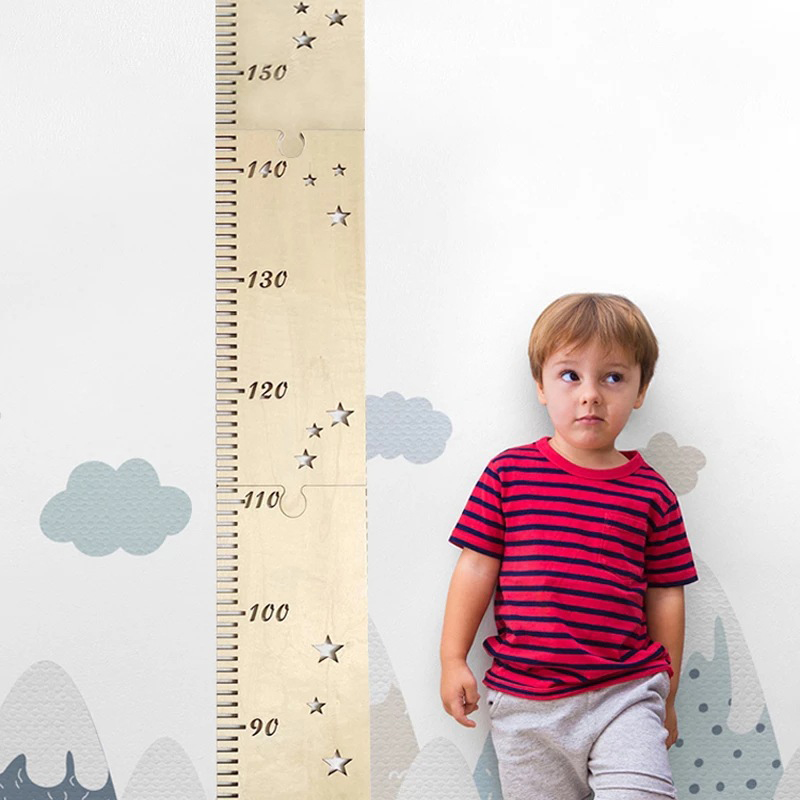 북유럽 나무 어린이 키 성장 차트 눈금자, 아기 어린이 - Growth Chart Ruler 리뷰 및 가격