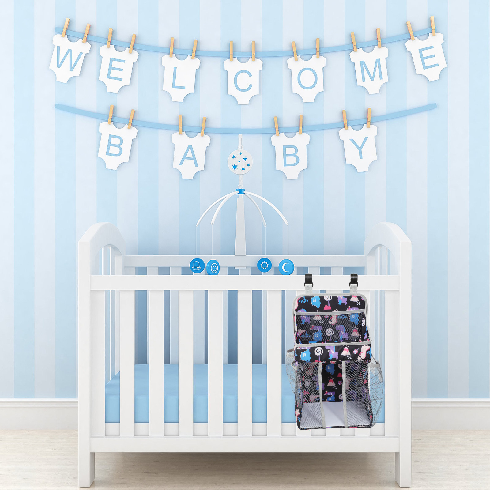 기저귀 가방, 아기 침대 수납 가방, 요람 걸이형 기저 - Baby Nursery Bed 리뷰 및 가격