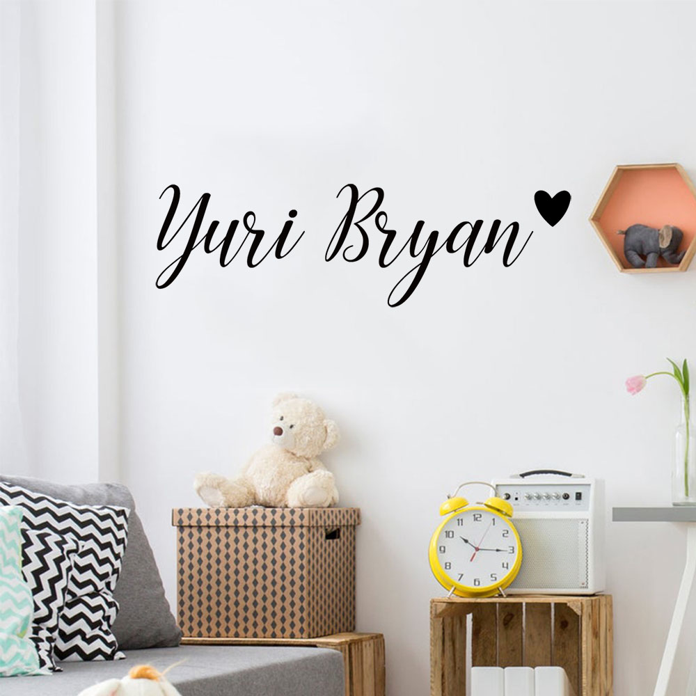 1개 크리에이티브 맞춤 이름 사랑 스타일 아트 데코 벽 - Baby Name Wall Art 리뷰 및 가격