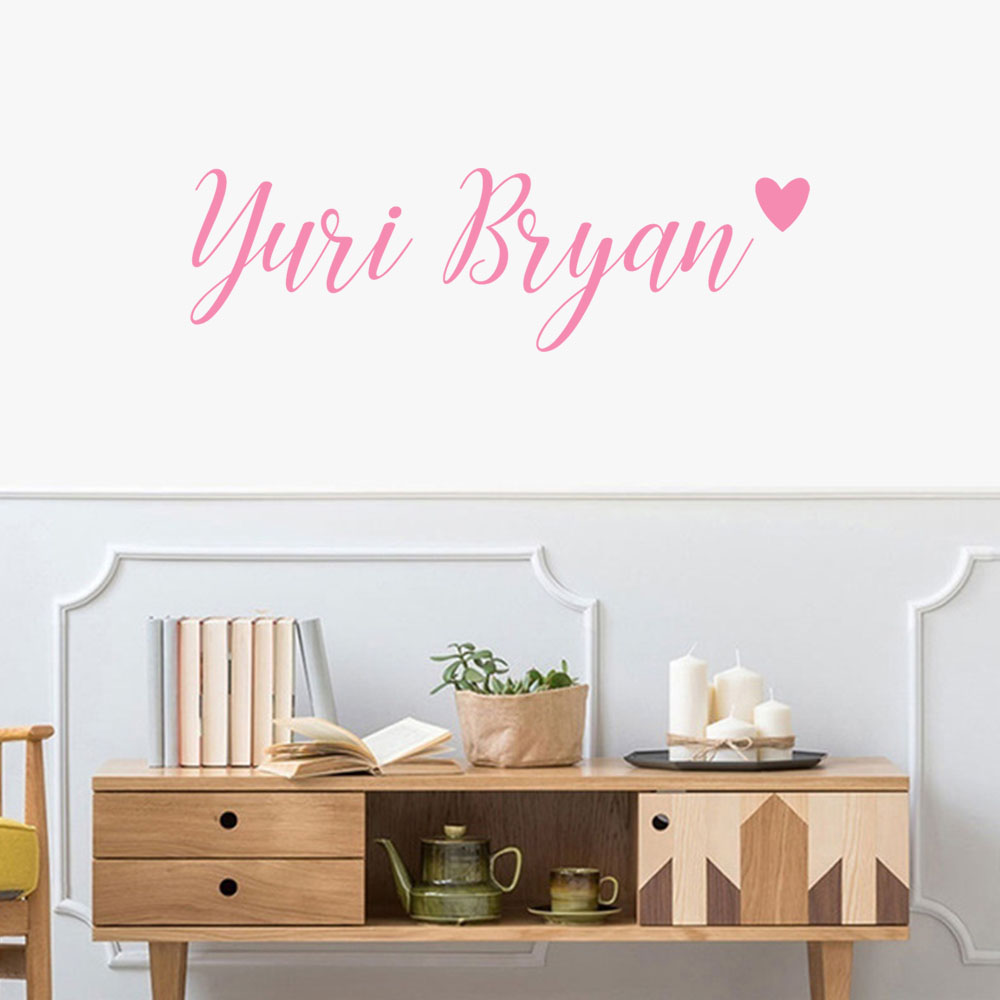 1개 크리에이티브 맞춤 이름 사랑 스타일 아트 데코 벽 - Baby Name Wall Art 리뷰 및 가격