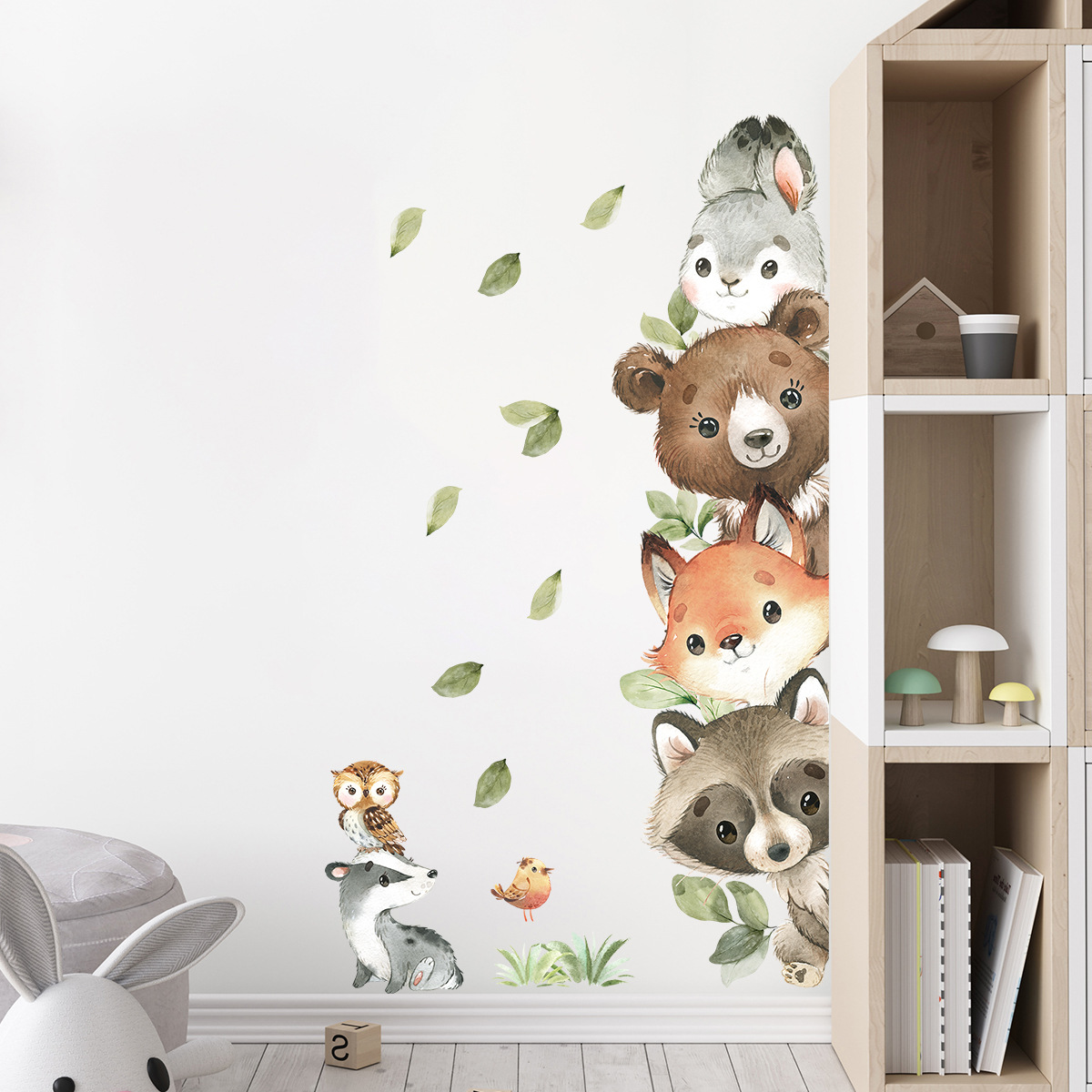 숲 동물 테마 곰 사슴 토끼 어린이 벽 스티커 아이 방 - Baby Nursery Forest Theme 리뷰 및 가격