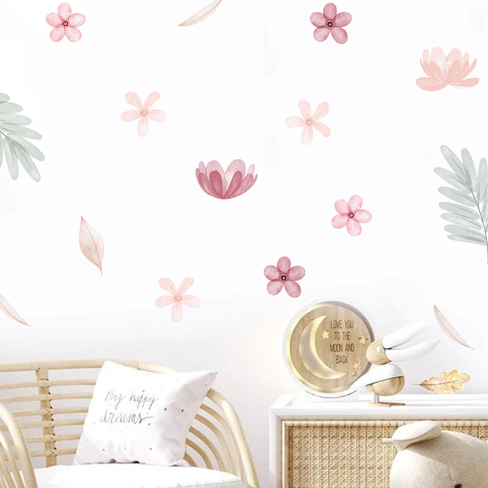 Boho 잎 식물 DIY 벽 데칼 아트 벽화 비닐 벽  - Baby Nursery Murals 리뷰 및 가격