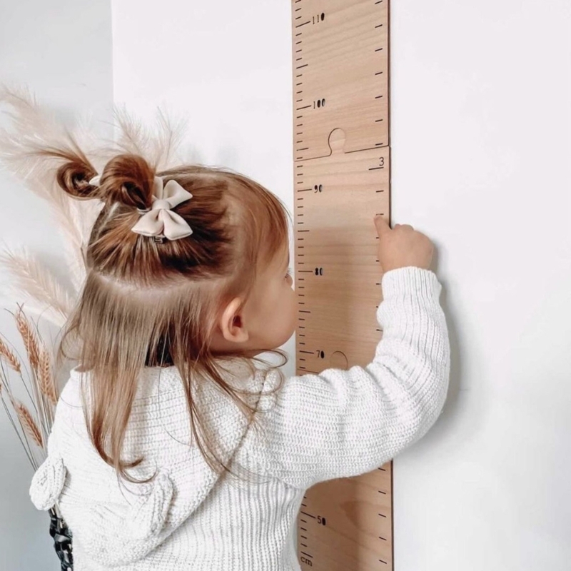 북유럽 나무 어린이 키 성장 차트 눈금자, 아기 어린이 - Growth Chart Ruler 리뷰 및 가격