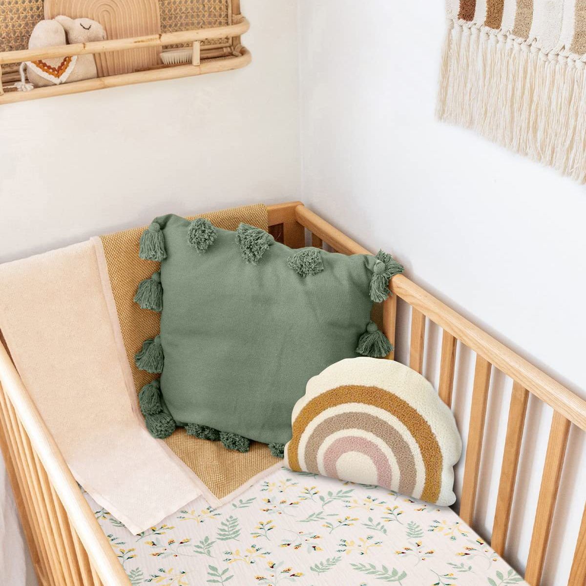 아기용 침대 시트 매트리스 커버 96x61cm 순면 신 - Baby Nursery Bed 리뷰 및 가격