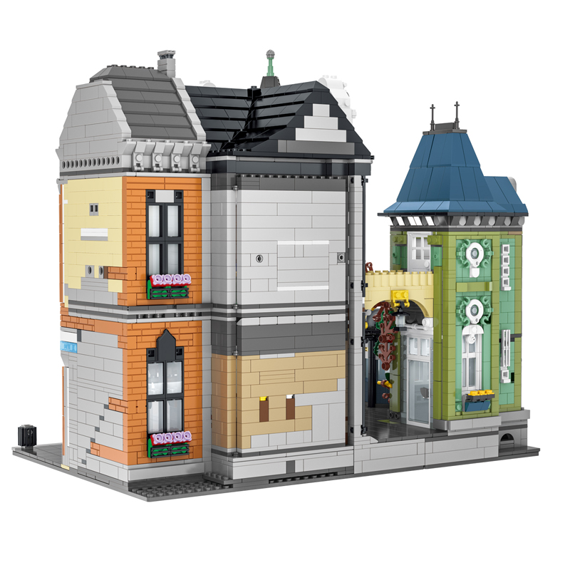 URGE 스트리트 뷰 세트 MOC 시리즈 모듈러 장난감 - Lego Set City 리뷰 및 가격